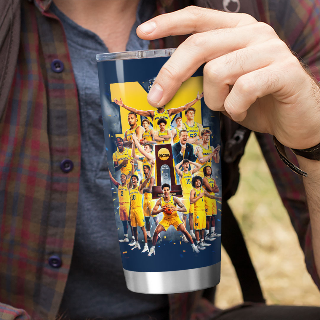 Michigan Wolverines 2026 Men's Basketball National Champions Tumbler Cup – HOATT17351