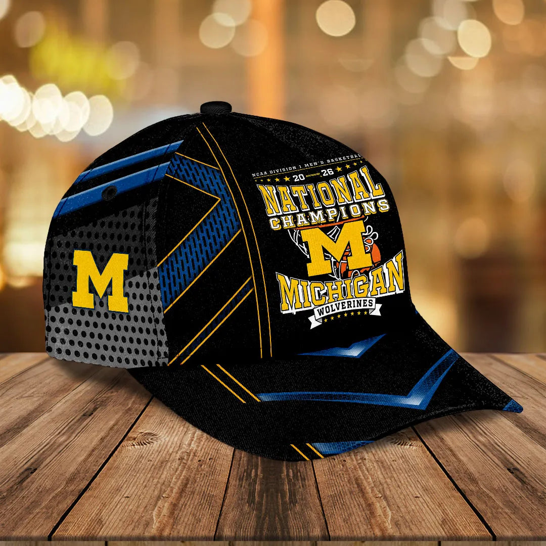 Michigan Wolverines 2026 NCAA Men's Basketball National Champions Classic Cap – HOATT17175
