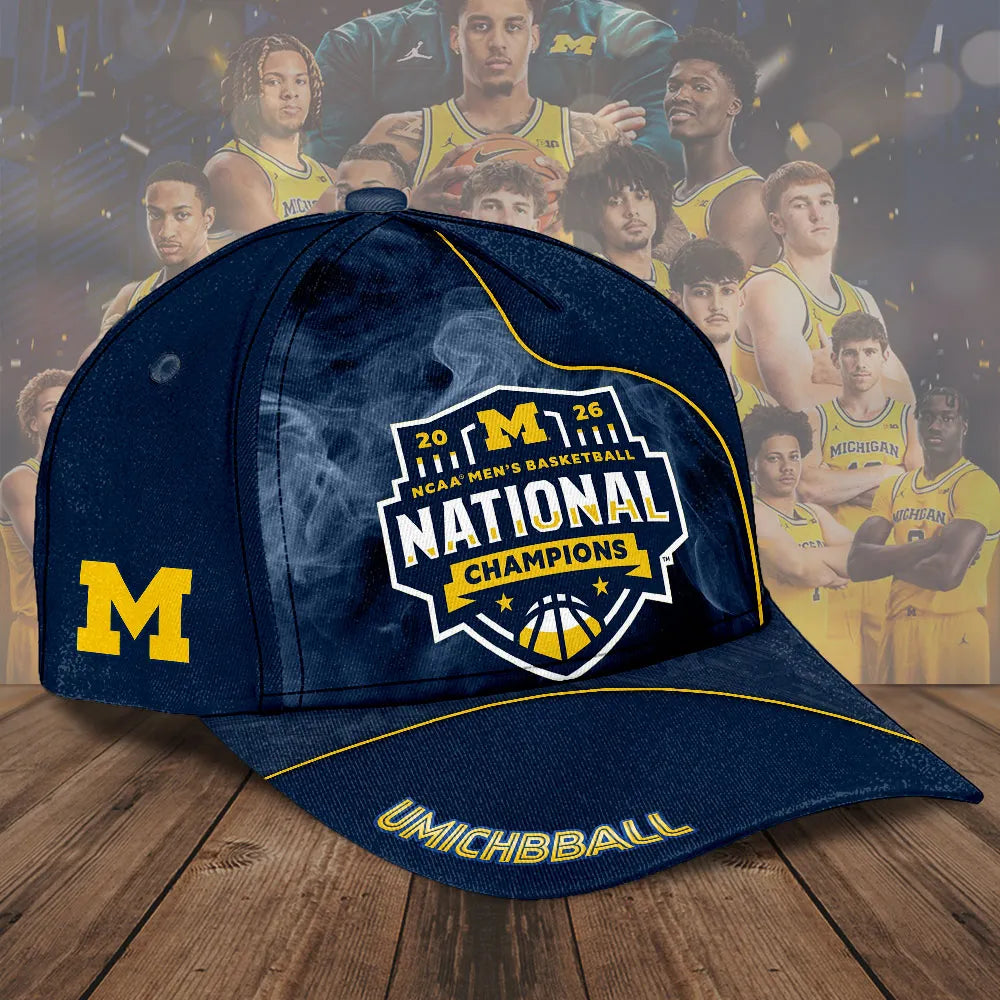 Michigan Wolverines 2026 NCAA Men's Basketball National Champs Classic Cap – TMTHU4951