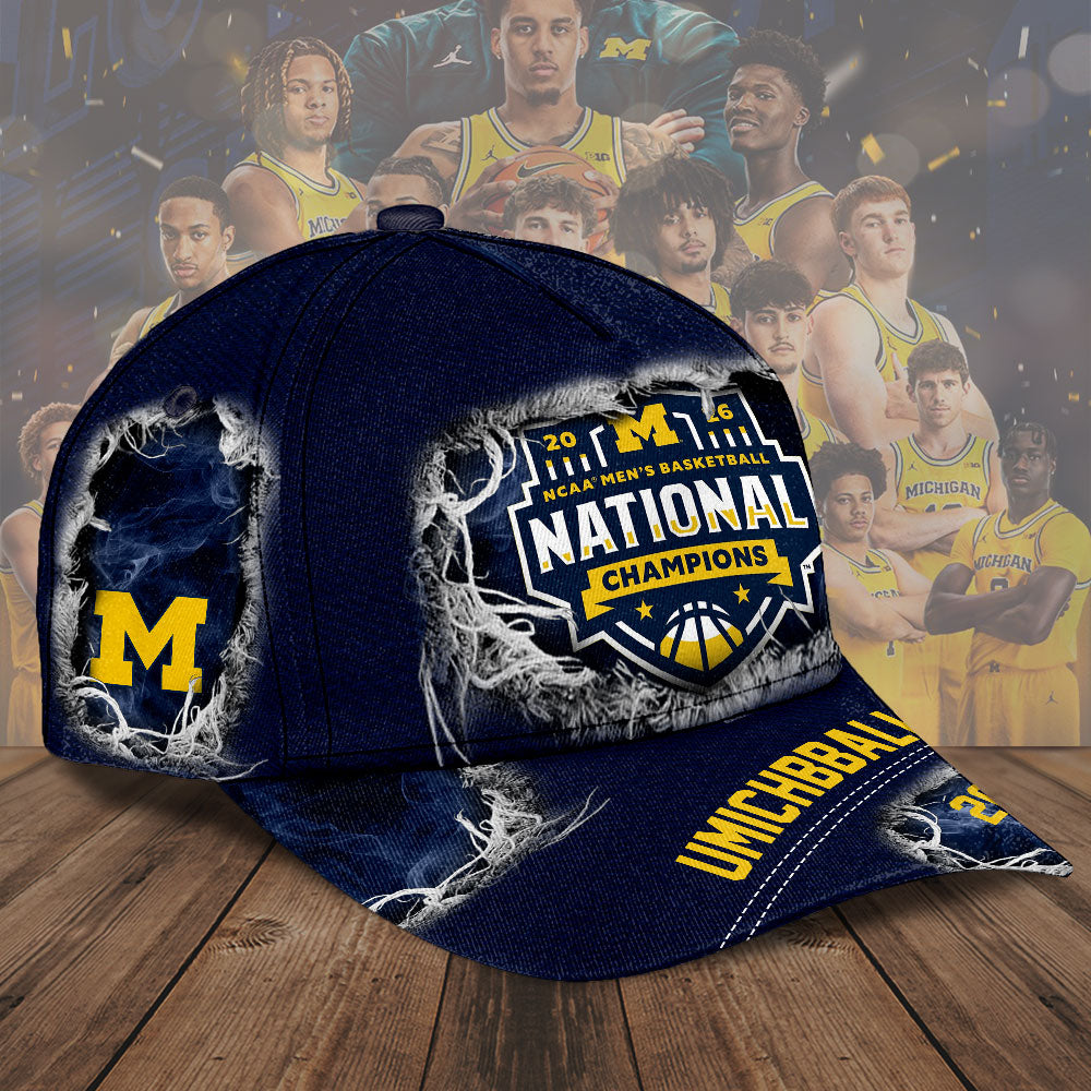Michigan Wolverines 2026 NCAA Men's Basketball National Champs Classic Cap – TMTHU4953