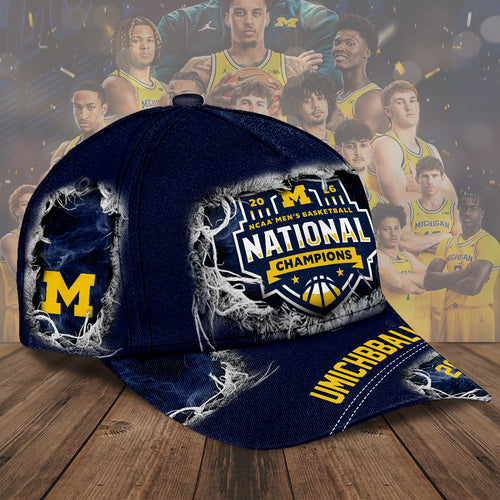 Michigan Wolverines 2026 NCAA Men's Basketball National Champs Classic Cap – TMTHU4953
