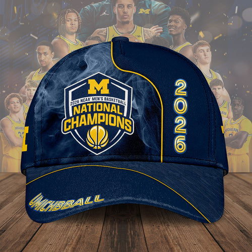 Michigan Wolverines 2026 NCAA Men's Basketball National Champs Classic Cap – TMTHU5083