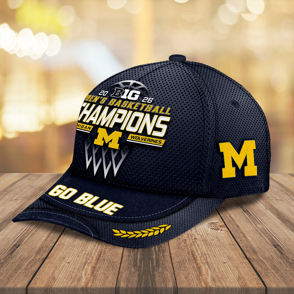 Michigan Wolverines Men's Basketball 2026 Big Ten Champions Classic Cap – MAITM14904