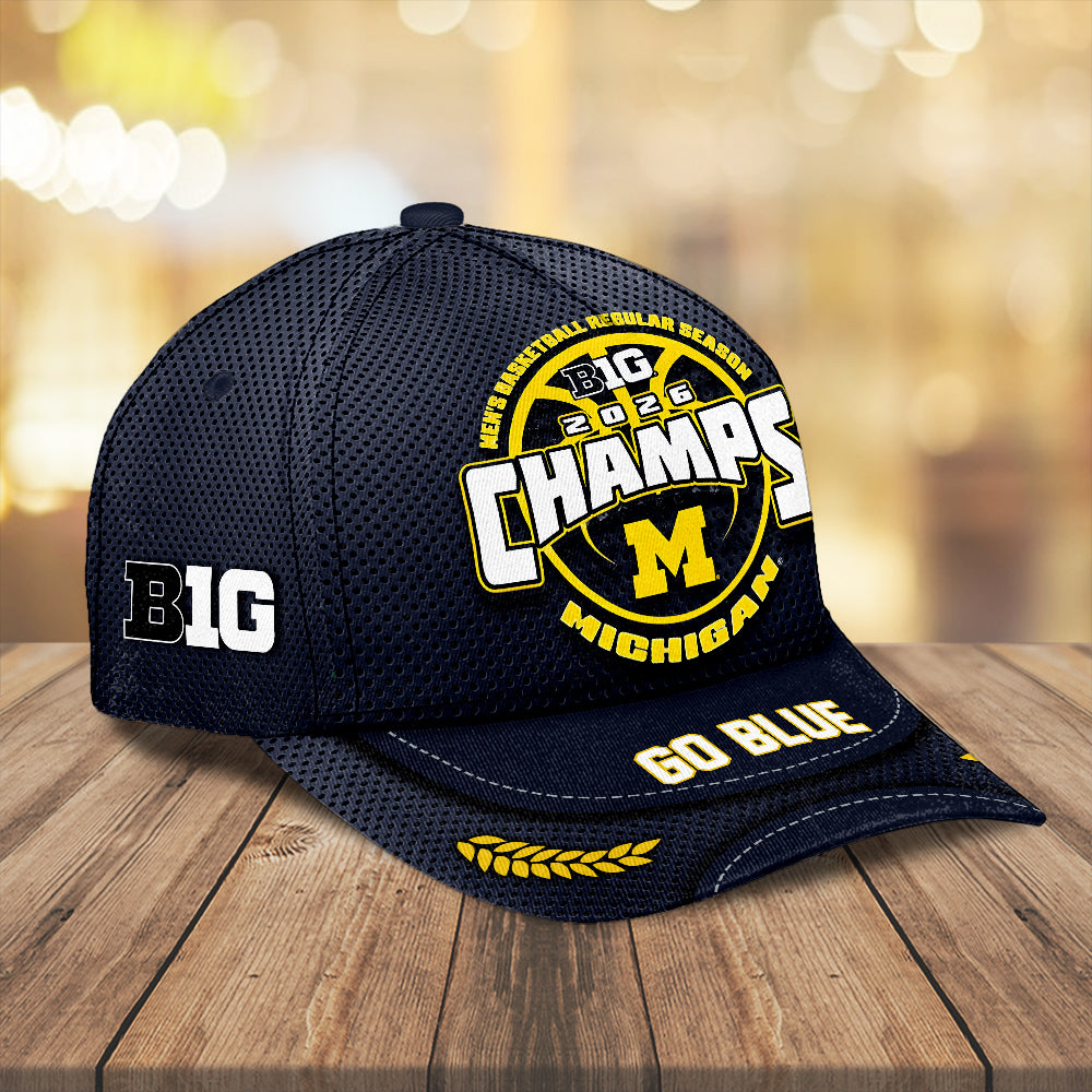 Michigan Wolverines Men's Basketball 2026 Big Ten Champions Classic Cap – MAITM14905