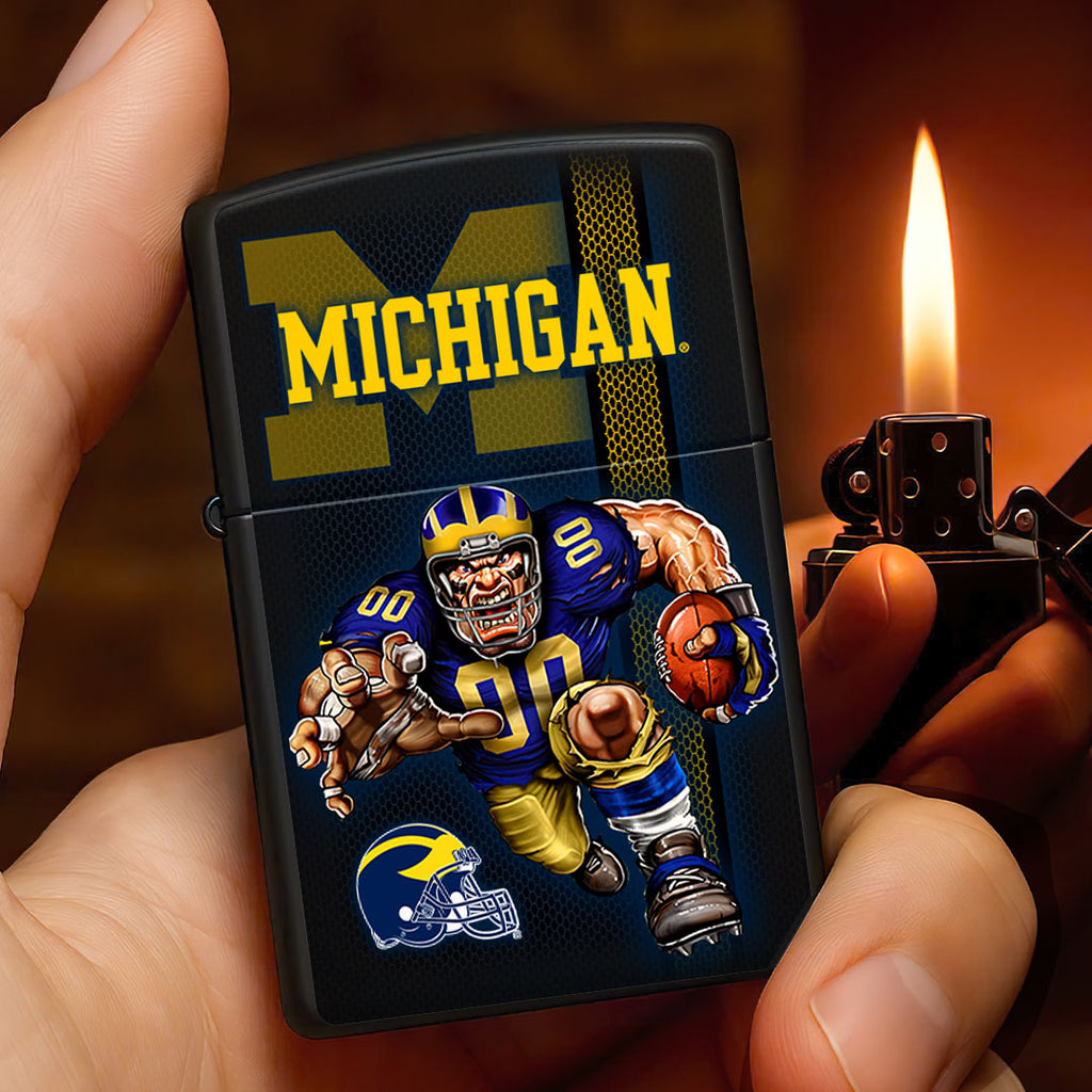Michigan Wolverines Football Zippo Lighter Case (No Insert) – HOATT13343
