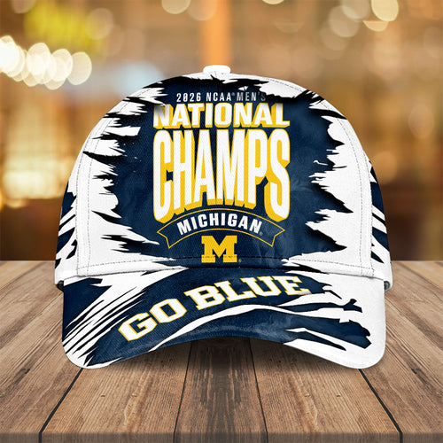 Michigan Wolverines 2026 Men's Basketball National Champions Classic Cap – TANTN22182