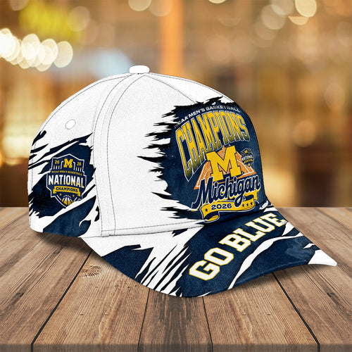 Michigan Wolverines 2026 Men's Basketball National Champions Classic Cap – TANTN22184
