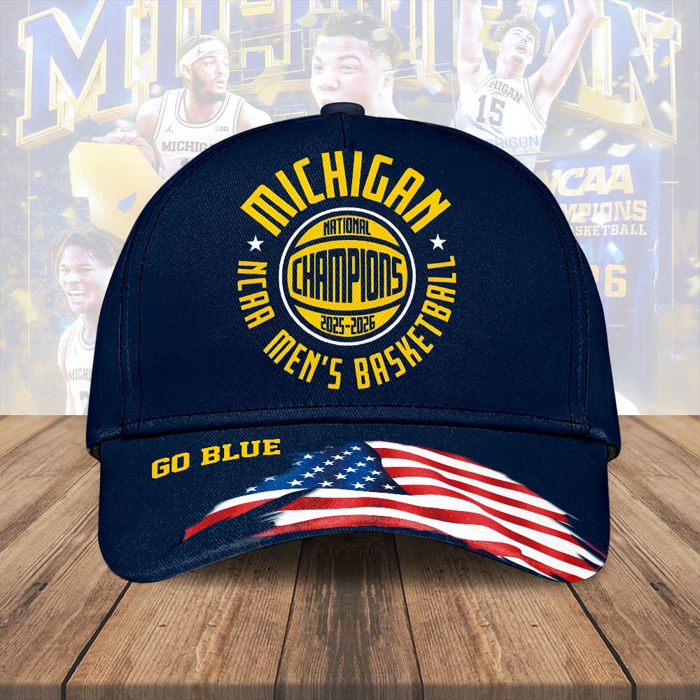 Michigan Wolverines 2026 NCAA Men's Basketball National Champions Classic Cap – HOATT17172