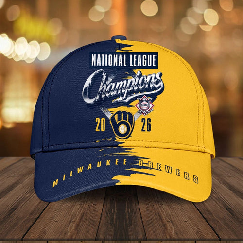 Milwaukee Brewers 2026 National League Champions Classic Cap – TANTN26269
