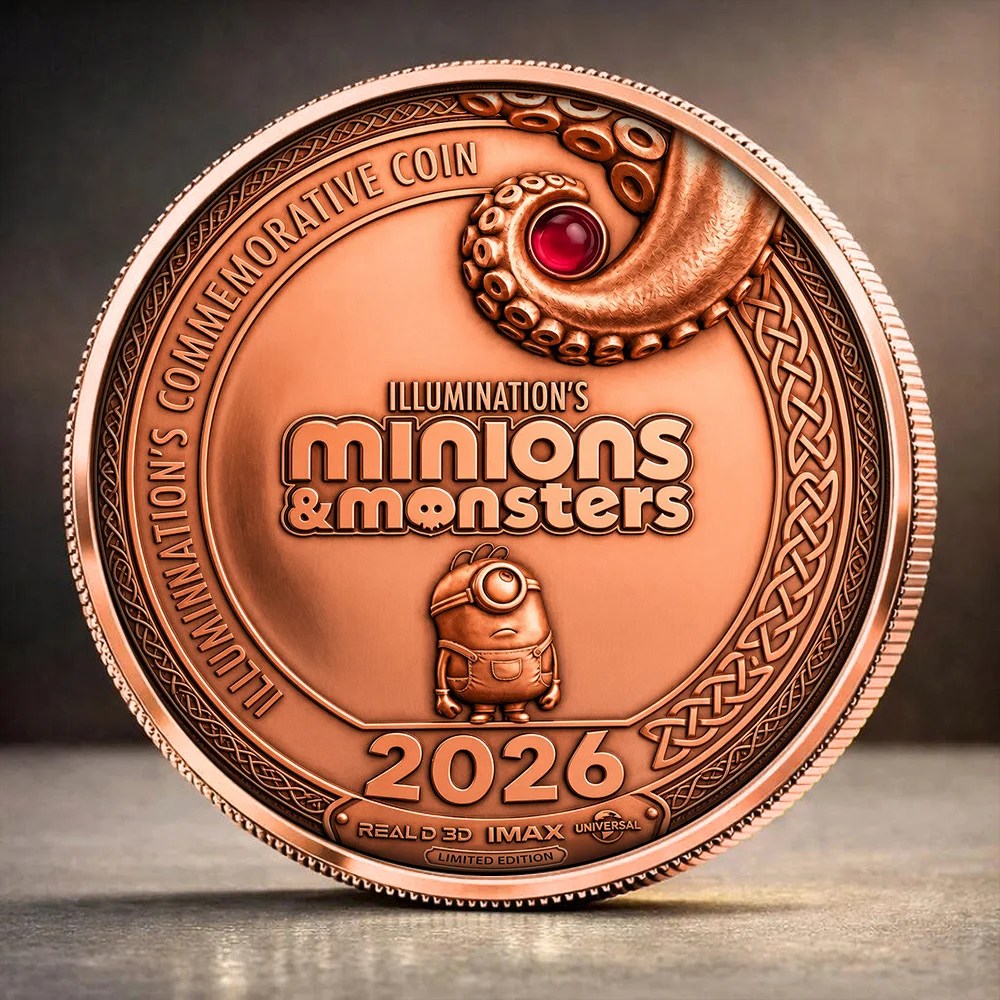 Minions & Monsters 2026 Commemorative Coin – TANTN25110