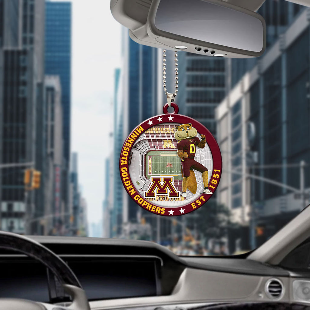 Minnesota Golden Gophers Football Custom shape 2-sided Acrylic Car Ornament – HOATT13112