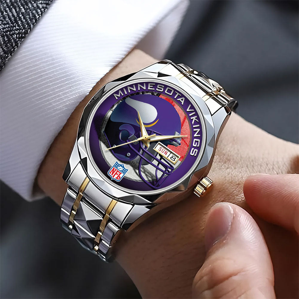Minnesota Vikings Alloy Luxury Quartz Watch – TANTN16333