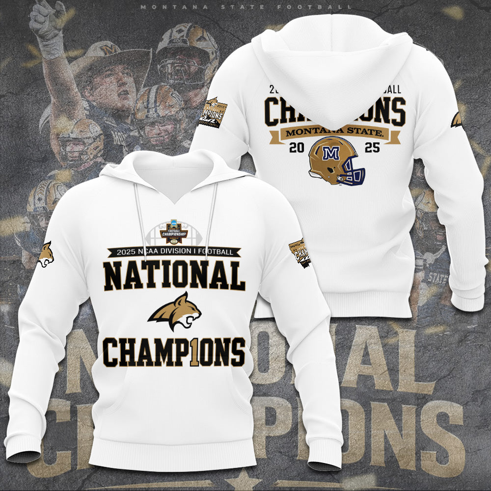 Montana State Bobcats Football 3D Apparel – TANTN20053