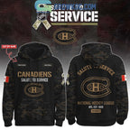 Montreal Canadiens Salute To Service Veterans Day Hoodie Shirt