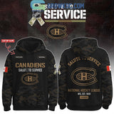 Montreal Canadiens Salute To Service Veterans Day Hoodie Shirt