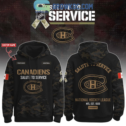 Montreal Canadiens Salute To Service Veterans Day Hoodie Shirt