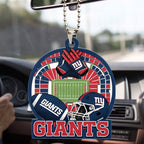 New York Giants Custom shape 2-sided Acrylic Car Ornament – TMTHU759