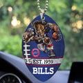 Buffalo Bills Custom shape 2-sided Acrylic Car Ornament – TMTHU861