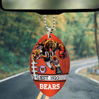 Chicago Bears Custom shape 2-sided Acrylic Car Ornament – TMTHU863