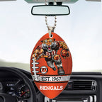 Cincinnati Bengals Custom shape 2-sided Acrylic Car Ornament – TMTHU864