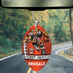 Cincinnati Bengals Custom shape 2-sided Acrylic Car Ornament – TMTHU864
