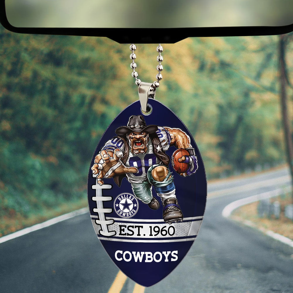 Dallas Cowboys Custom shape 2-sided Acrylic Car Ornament – TMTHU866