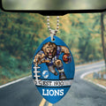 Detroit Lions Custom shape 2-sided Acrylic Car Ornament – TMTHU868