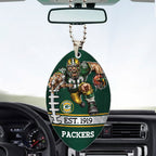 Green Bay Packers Custom shape 2-sided Acrylic Car Ornament – TMTHU869