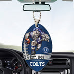 Indianapolis Colts Custom shape 2-sided Acrylic Car Ornament – TMTHU871