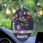 New York Giants Custom shape 2-sided Acrylic Car Ornament – TMTHU881