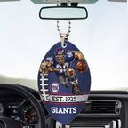 New York Giants Custom shape 2-sided Acrylic Car Ornament – TMTHU881