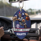 New York Giants Custom shape 2-sided Acrylic Car Ornament – TMTHU881