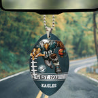 Philadelphia Eagles Custom shape 2-sided Acrylic Car Ornament – TMTHU883