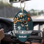 Philadelphia Eagles Custom shape 2-sided Acrylic Car Ornament – TMTHU883