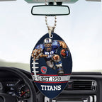 Tennessee Titans Custom shape 2-sided Acrylic Car Ornament – TMTHU888