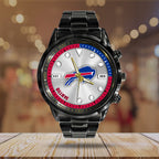 Buffalo Bills Black Stainless Steel Watch – HOATT12935