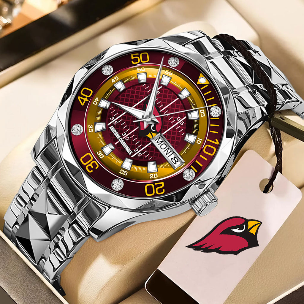 Arizona Cardinals Alloy Luxury Quartz Watch – TMTHU937