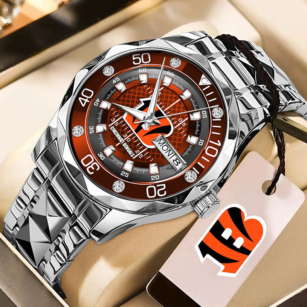 Cincinnati Bengals Alloy Luxury Quartz Watch – TMTHU914
