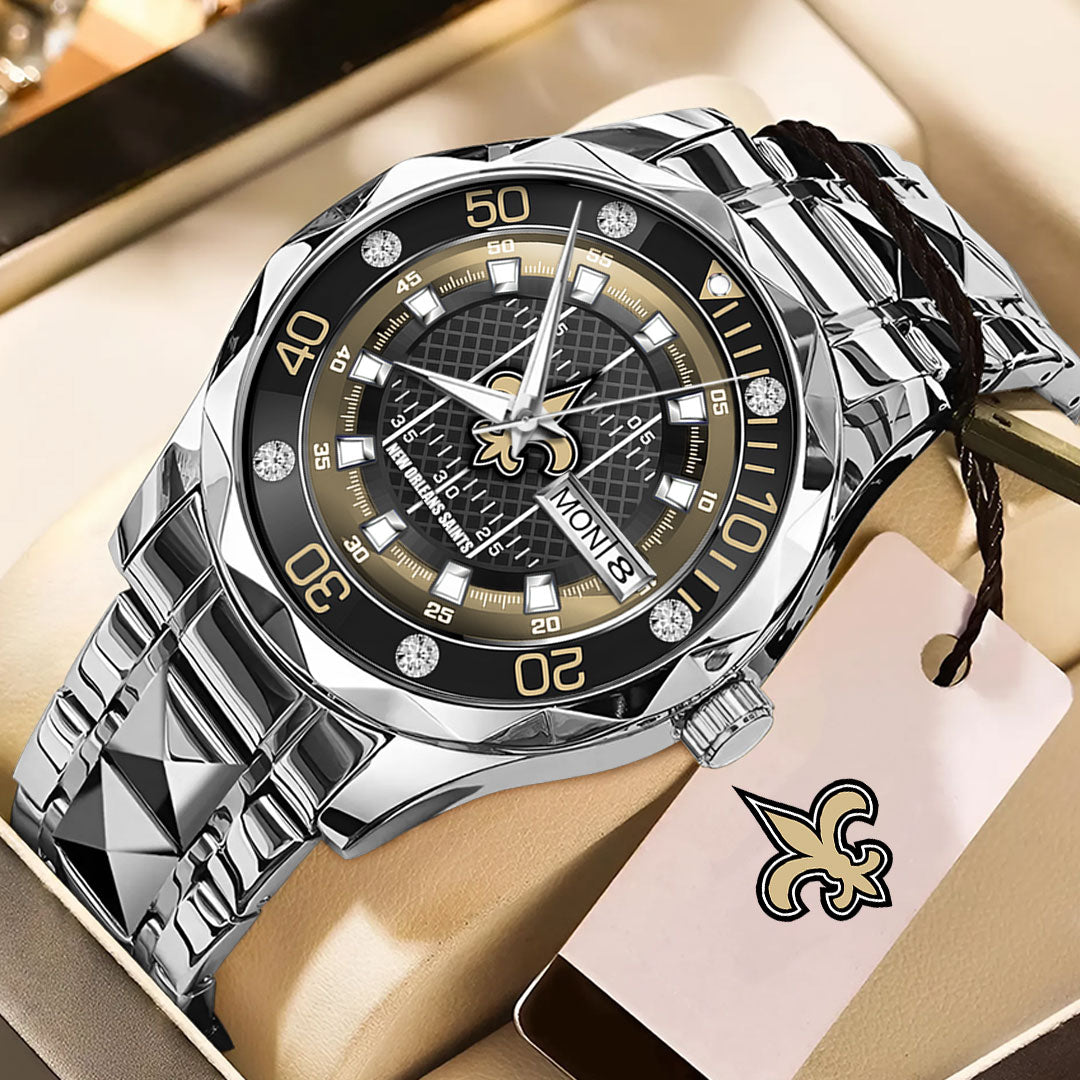 New Orleans Saints Alloy Luxury Quartz Watch – TMTHU935
