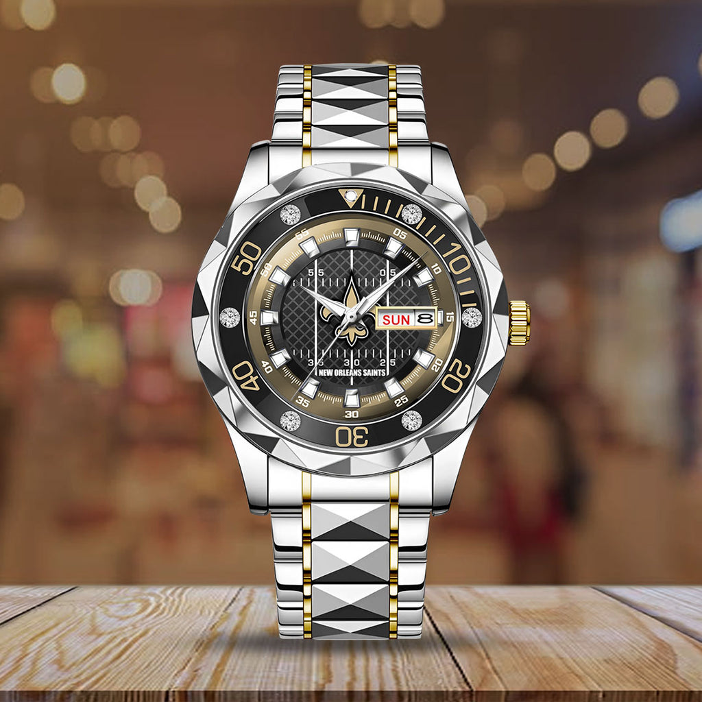 New Orleans Saints Alloy Luxury Quartz Watch – TMTHU935