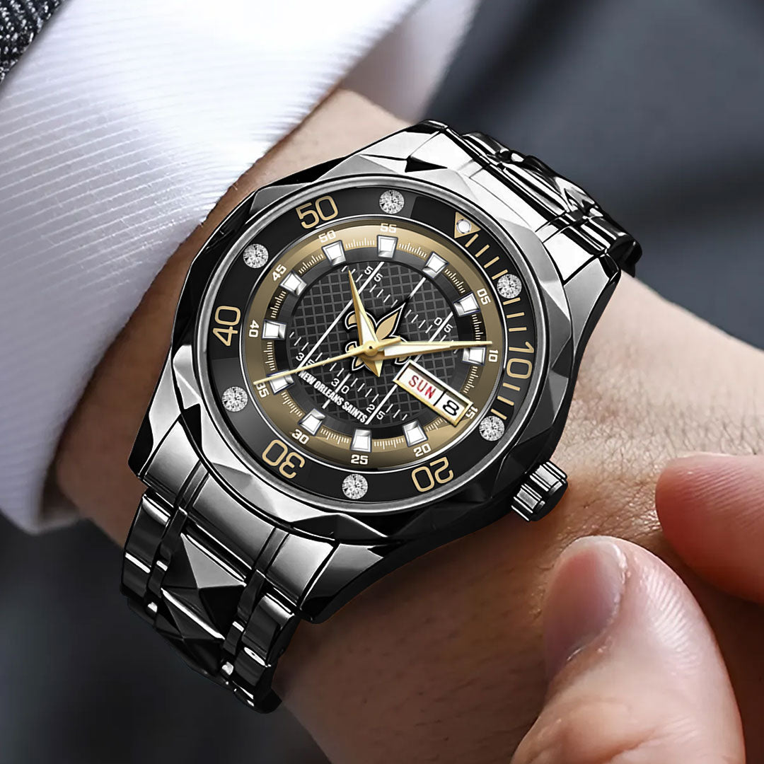 New Orleans Saints Alloy Luxury Quartz Watch – TMTHU935