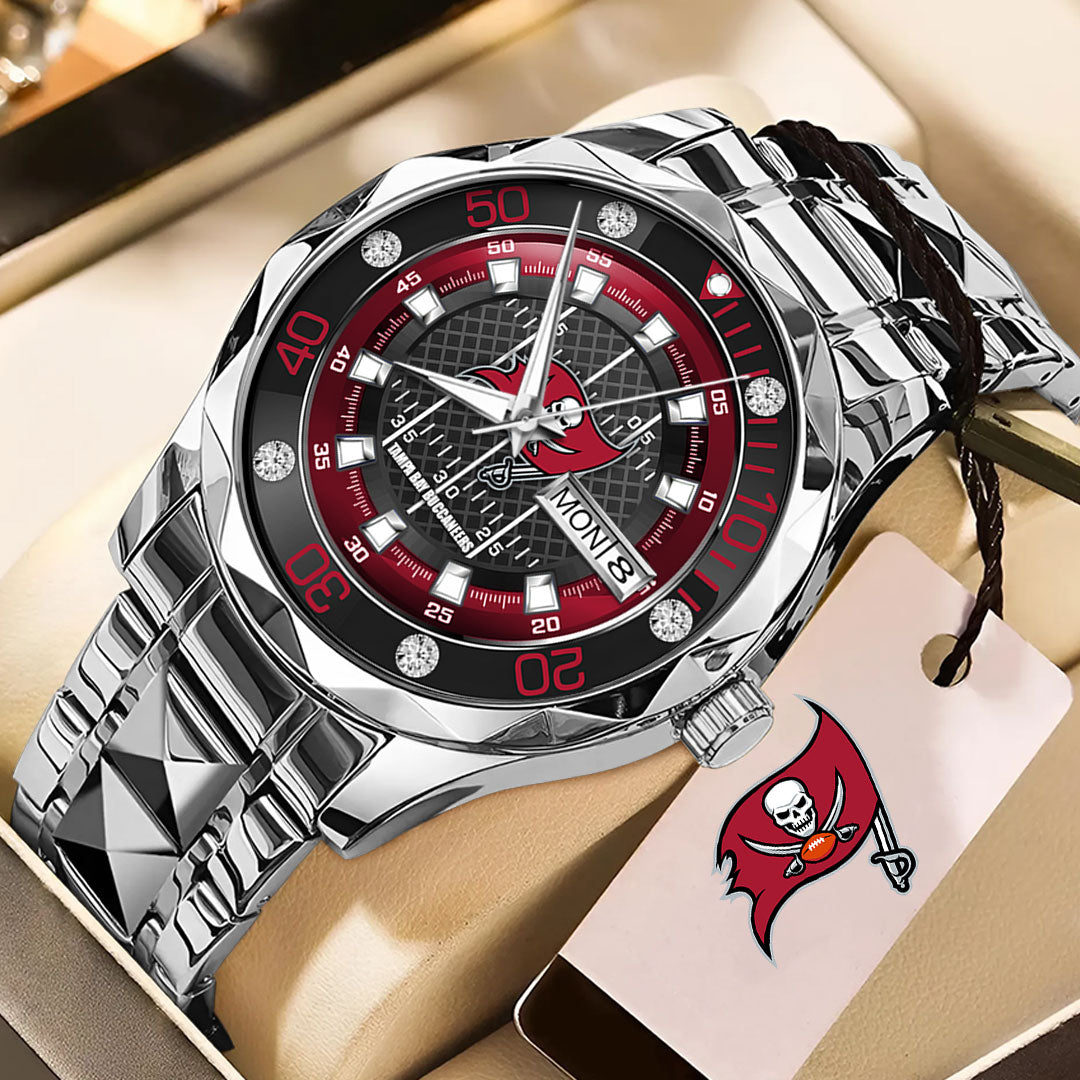 Tampa Bay Buccaneers Alloy Luxury Quartz Watch – TMTHU936
