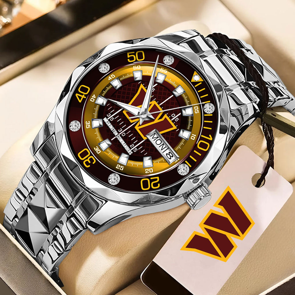 Washington Commanders Alloy Luxury Quartz Watch – TMTHU928