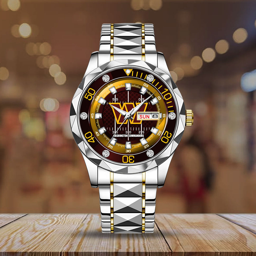 Washington Commanders Alloy Luxury Quartz Watch – TMTHU928