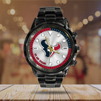 Houston Texans Black Stainless Steel Watch – HOATT12944