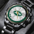 New York Jets Black Stainless Steel Watch – HOATT12956