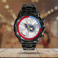 Tennessee Titans Black Stainless Steel Watch – HOATT12962