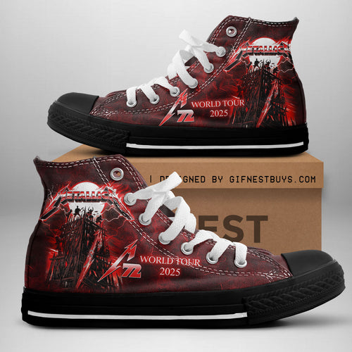 Metallica High Top Canvas Shoes – NGHIAVT 1671.2