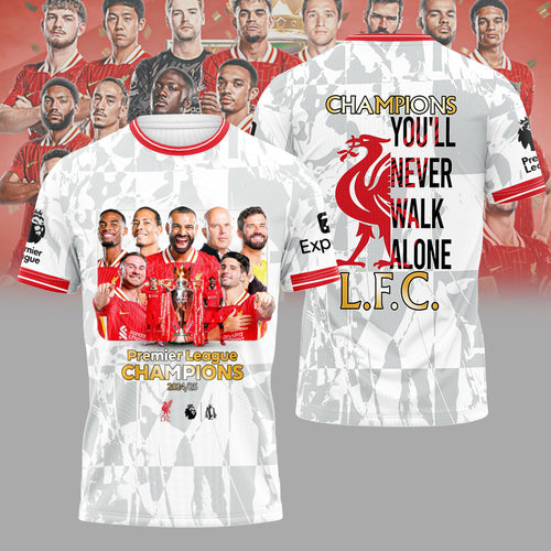 Liverpool FC 2024/25 Premier League Champions 3D Apparel – NGHIAVT 2225