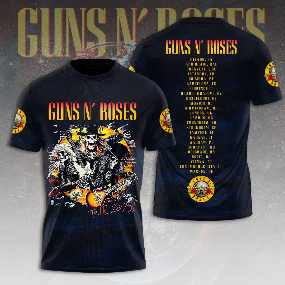 Guns N' Roses 3D Apparel – NGHIAVT 2854